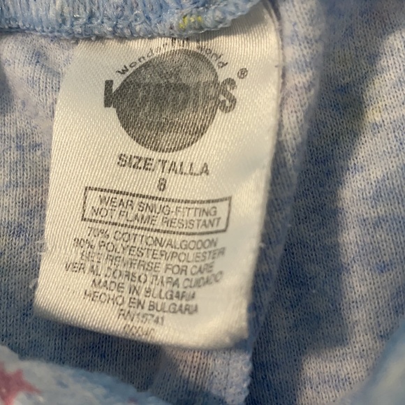 1990’s Disney princesses pajamas pjs girls size 6 Cinderella Snow White - Picture 15 of 16